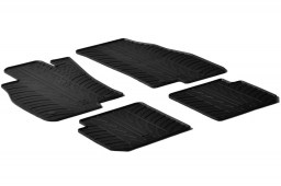 Alfa Romeo MiTo 2008-present 3-door hatchback car mats set anti-slip Rubbasol rubber (ALF1MIFR)