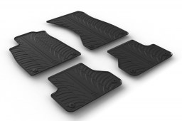 Audi A4 Avant (B9) 2015-present wagon car mats set anti-slip Rubbasol rubber (AUD10A4FR)