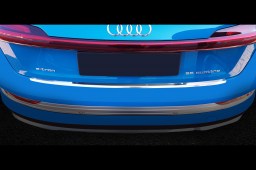 Audi e-tron (GE) 2018-> rear bumper protector stainless steel (AUD1ETBP) (1)