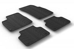 Audi Q7 (4M) 2015-present car mats set anti-slip Rubbasol rubber (AUD2Q7FR)