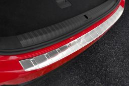 Rear bumper protector Audi Q3 Sportback (F3N) 2019->   stainless steel (AUD8Q3BP) (1)