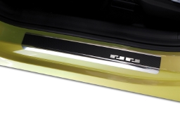 Door sill plates suitable for BAIC Beijing x5 2023-> wagon stainless steel - carbon foil (BEI2B5EA) (1)