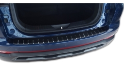 Rear bumper protector suitable for BAIC Beijing x3 2023-> 5-door hatchback stainless steel - carbon foil (BEI4B3BA) (1)