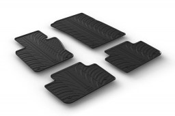 BMW X3 (E83) 2004-2010 car mats set anti-slip Rubbasol rubber (BMW1X3FR)