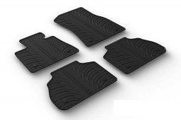 Car mats BMW X7 (G07) 2018-present set anti-slip Rubbasol rubber (BMW1X7FR) (1)