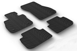 Car mats BMW X4 (G02) 2018-present set anti-slip Rubbasol rubber (BMW2X4FR) (1)