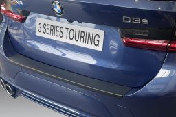 Rear bumper protector BMW 3 Series Touring (G21) 2023-present wagon ABS - matt black (BMW303SBP) (1)