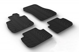 Car mats BMW 1 Series (F40) 2019-present 5-door hatchback set anti-slip Rubbasol rubber (BMW31SFR) (1)