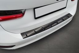 Rear bumper protector BMW 3 Series Touring (G21) 2019-2022 wagon stainless steel anthracite - Strong (BMW323SBP) (1)