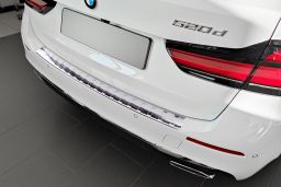 Rear bumper protector BMW 5 Series Touring (G31) 2020-> wagon stainless steel (BMW325SBP) (1)