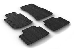 BMW 3 series (G20) 2018- 4-door saloon car mat set anti-slip Rubbasol rubber (BMW83SFR) (1)