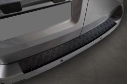 Rear bumper protector Citroën SpaceTourer 2016->   aluminium diamond plate anthracite matt (CIT10STBP) (1)