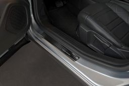 Door sill plates Citroën C4 III 2021-> 5-door hatchback stainless steel anthracite 4 pieces (CIT2C4EG) (1)