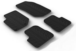 Car mats DS DS3 Crossback 2018-present set anti-slip Rubbasol rubber (CIT2D3FR) (1)