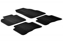 Dacia Lodgy 2012-present car mats set anti-slip Rubbasol rubber (DAC1LYFR)