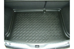 Boot mat suitable for Dacia Sandero 2008-2012 5-door hatchback Carbox Form PE rubber - black (DAC1SACT-0) (1)