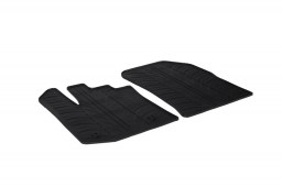 Dacia Dokker 2012-present car mats set anti-slip Rubbasol rubber (DAC2DOFR)