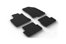 Car mats Dacia Sandero III 2020-present 5-door hatchback set anti-slip Rubbasol rubber (DAC3SAFR) (1)