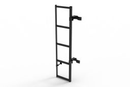 Door ladder stainless steel black (1)