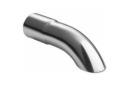 Exhaust trim stainless steel oval
