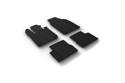 Car mats Fiat 500e II - New 500 2020-present 3-door hatchback set anti-slip Rubbasol rubber (FIA650FR) (1)