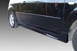 Side skirts Ford Focus II 2004-2008 3-door hatchback ABS - painted (FOR1FOMS) (1)