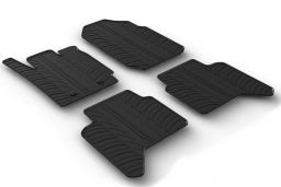 Ford Ranger III 2012-2019 car mat set anti-slip Rubbasol rubber (FOR1RAFR) (1)