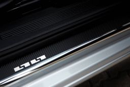 Door sill plates Ford Tourneo Connect III 2022->   stainless steel - carbon foil (FOR2TOEA) (1)