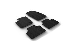 Car mats Ford Tourneo Courier 2014-present set anti-slip Rubbasol rubber (FOR4TOFR) (1)