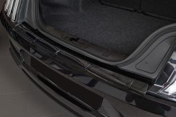Rear bumper protector Ford Mustang VI 2014->   carbon (FOR6MUBP) (1)
