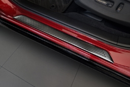 Door sill plates suitable for Honda ZR-V (RZ) 2023->   stainless steel brushed anthracite 4 pieces (HON1ZVEG) (1)