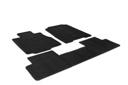 Honda CR-V IV 2012-2016 car mats set anti-slip Rubbasol rubber (HON2CVFR)