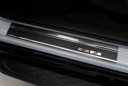 Door sill plates Honda ZR-V (RZ) 2023->   stainless steel - carbon foil (HON2ZVEA) (1)