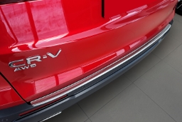 Rear bumper protector suitable for Honda CR-V VI 2023->   stainless steel brushed (HON6CVBP) (1)