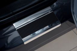 Door sill plates Honda HR-V III 2021->   stainless steel - carbon foil (HON6HVEA) (1)