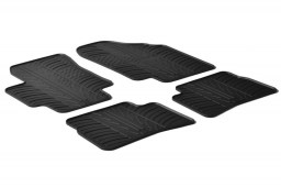 Hyundai Accent III (MC) 2006-2010 3 & 4-door car mats set anti-slip Rubbasol rubber (HYU1ACFR)