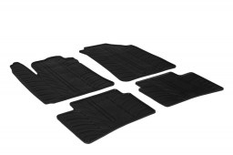 Hyundai i10 (IA-BA) 2013-present 5-door hatchback car mats set anti-slip Rubbasol rubber (HYU1I1FR)