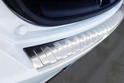 Rear bumper protector Hyundai i30 (PD) 2020-> 5-door hatchback stainless steel (HYU21I3BP) (1)