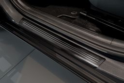 Door sill plates Hyundai Kona (SX2) 2023->   stainless steel anthracite 4 pieces (HYU5KOEG) (1)