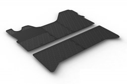 Iveco Daily VI 2014-present car mats set anti-slip Rubbasol rubber (IVE3DAFR)