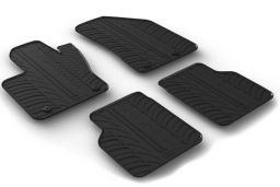 Jeep Compass (MP) 2017-present car mat set anti-slip Rubbasol rubber (JEE1COFR) (1)