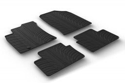 Kia Cee'd (CD) 2018-present 5-door hatchback car mats set anti-slip Rubbasol rubber (KIA1CEFR)