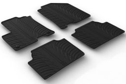 Car mats Kia Niro (DE) 2016-present set anti-slip Rubbasol rubber (KIA1NIFR) (1)