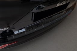Rear bumper protector suitable for Kia Niro II (SG2) 2022->   stainless steel matt black (KIA3NIBP) (1)