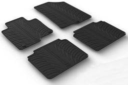 Car mats Kia Optima Sportswagon (JF) 2016-present wagon set anti-slip Rubbasol rubber (KIA5OPFR) (1)