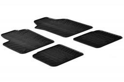 Lancia Ypsilon III (846) 2011-present 5-door hatchback car mats set anti-slip Rubbasol rubber (LAN2YPFR)