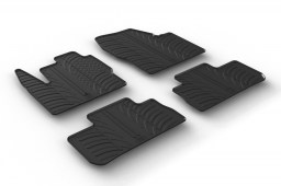 Land Rover Freelander 2 (L359) 2006-2014 car mats set anti-slip Rubbasol rubber (LRO1FRFR)