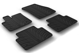 Range Rover Evoque (L551) 2018-present car mat set anti-slip Rubbasol rubber (LRO2EVFR) (1)