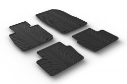 Mazda CX-3 2015-present car mats set anti-slip Rubbasol rubber (MAZ1C3FR)