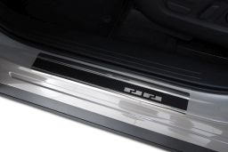 Door sill plates Mazda CX-60 (KH) 2022->   stainless steel - carbon foil (MAZ1C6EA) (1)